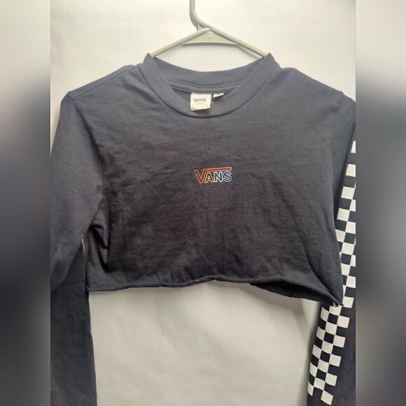 Vans - Cropped Long Sleeve - Juniors Size XS - Picture 3 of 6